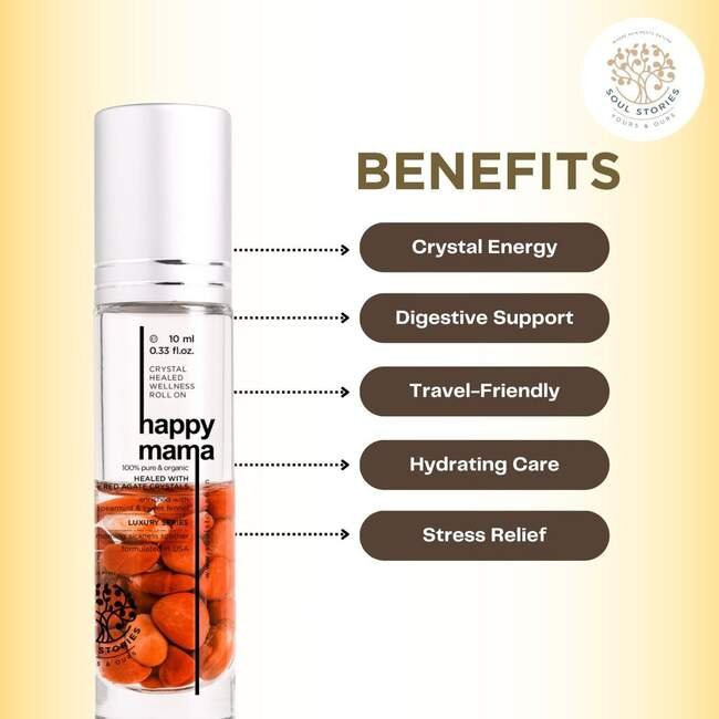 Happy Mama (Morning Sickness Soother) — crystal-healed wellness roll-ons