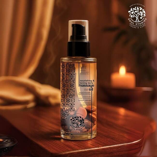 Nourishing & Toning Body Massage Oil — crystal healing body massage oils