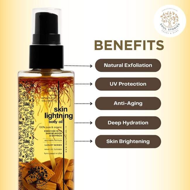 Body oil - Skin Lightning — herbs-infused body wellness oils